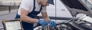 Alternator Repair Birmingham – auto electrician replacing an alternator for Birmingham Auto Electrics.