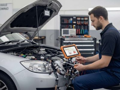 VAG Specialist Services Birmingham – auto electrician working on a VAG vehicle for Birmingham Auto Electrics.